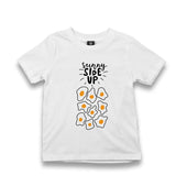 Sunny Side Up - Eggs Kid's White Tshirt - Premium  from W.E.N.S. WIND - Just 5990! Shop now at W.E.N.S. WIND