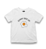 Sunny Side Up - Egg Only Kid's White Tshirt - Premium  from W.E.N.S. WIND - Just 5990! Shop now at W.E.N.S. WIND