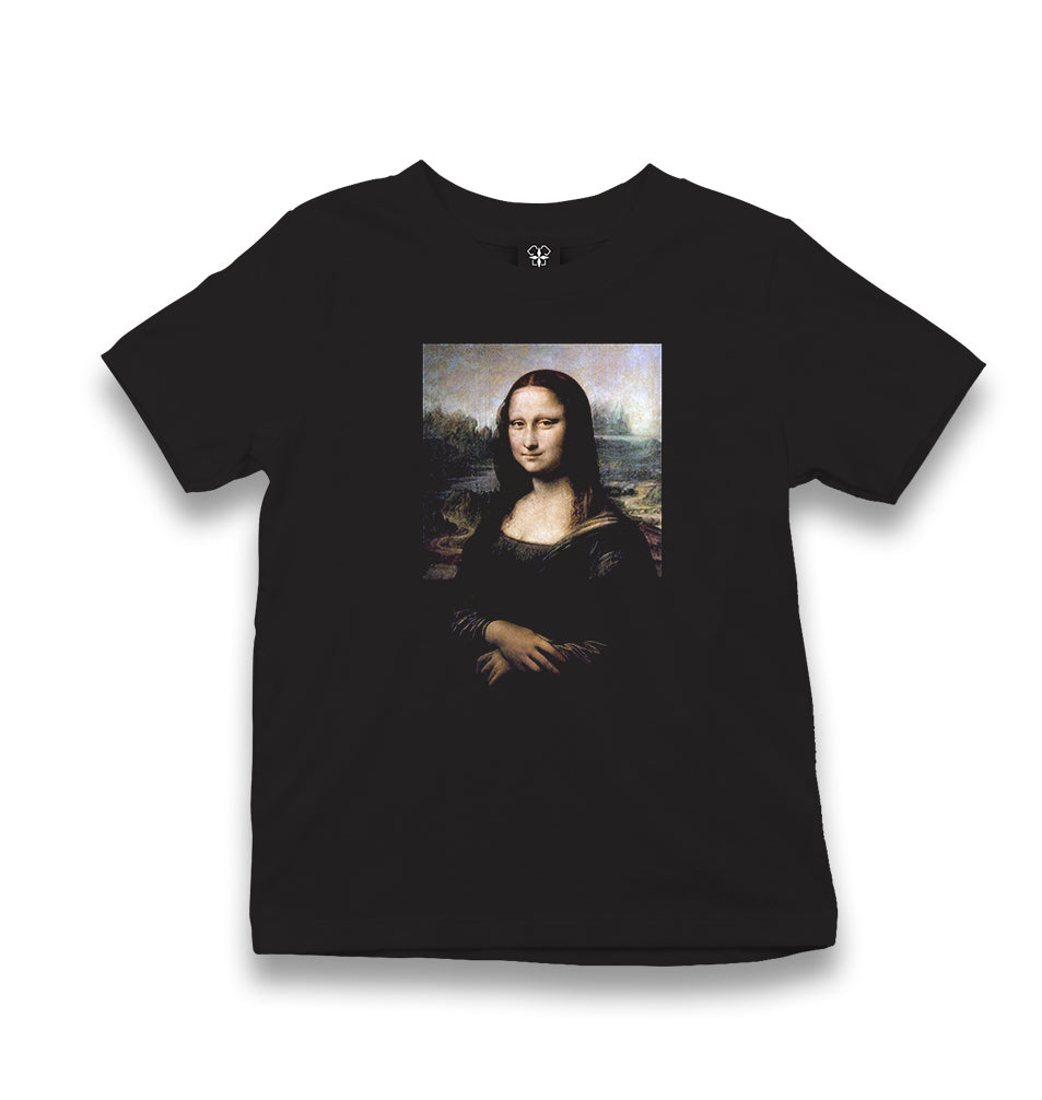 Mona Lisa Kid's Black T-shirt - Premium  from W.E.N.S. WIND - Just 5990! Shop now at W.E.N.S. WIND