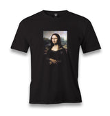 Mona Lisa Men's Black Tshirt - Premium  from W.E.N.S. WIND - Just 6490! Shop now at W.E.N.S. WIND