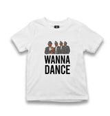 Wanna Dance Kid's White Tshirt - Premium  from W.E.N.S. WIND - Just 5990! Shop now at W.E.N.S. WIND