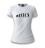 Tennis Player Evolution White Women T-shirt - Premium  from W.E.N.S. WIND - Just 6490! Shop now at W.E.N.S. WIND