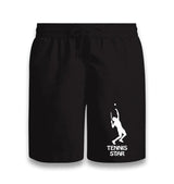 Tennis Star Black Shorts - Premium  from W.E.N.S. WIND - Just 7990! Shop now at W.E.N.S. WIND