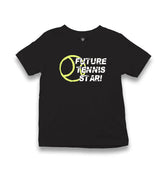 Future Tennis Star Kid's Black T-shirt - Premium  from W.E.N.S. WIND - Just 5990! Shop now at W.E.N.S. WIND