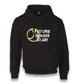 Future Tennis Star Unisex Black Hoodie - Premium  from W.E.N.S. WIND - Just 11990! Shop now at W.E.N.S. WIND