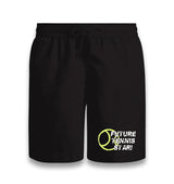 Future Tennis Star Black Shorts - Premium  from W.E.N.S. WIND - Just 7990! Shop now at W.E.N.S. WIND