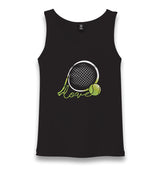 Tennis - Love The Ball Unisex Black Tank Top - Premium  from W.E.N.S. WIND - Just 6490! Shop now at W.E.N.S. WIND