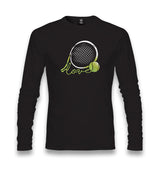 Tennis - Love The Ball Unisex Black Longsleeve - Premium  from W.E.N.S. WIND - Just 7990! Shop now at W.E.N.S. WIND