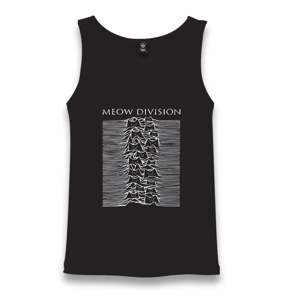 Meow Division Unisex Black Tank Top - Premium  from W.E.N.S. WIND - Just 6490! Shop now at W.E.N.S. WIND