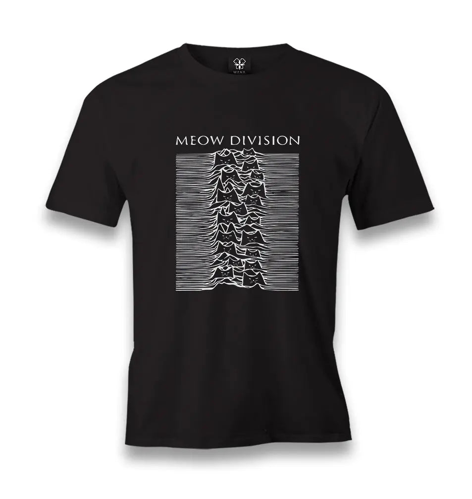 Meow Division Men's Black Tshirt - Premium  from W.E.N.S. WIND - Just 6490! Shop now at W.E.N.S. WIND