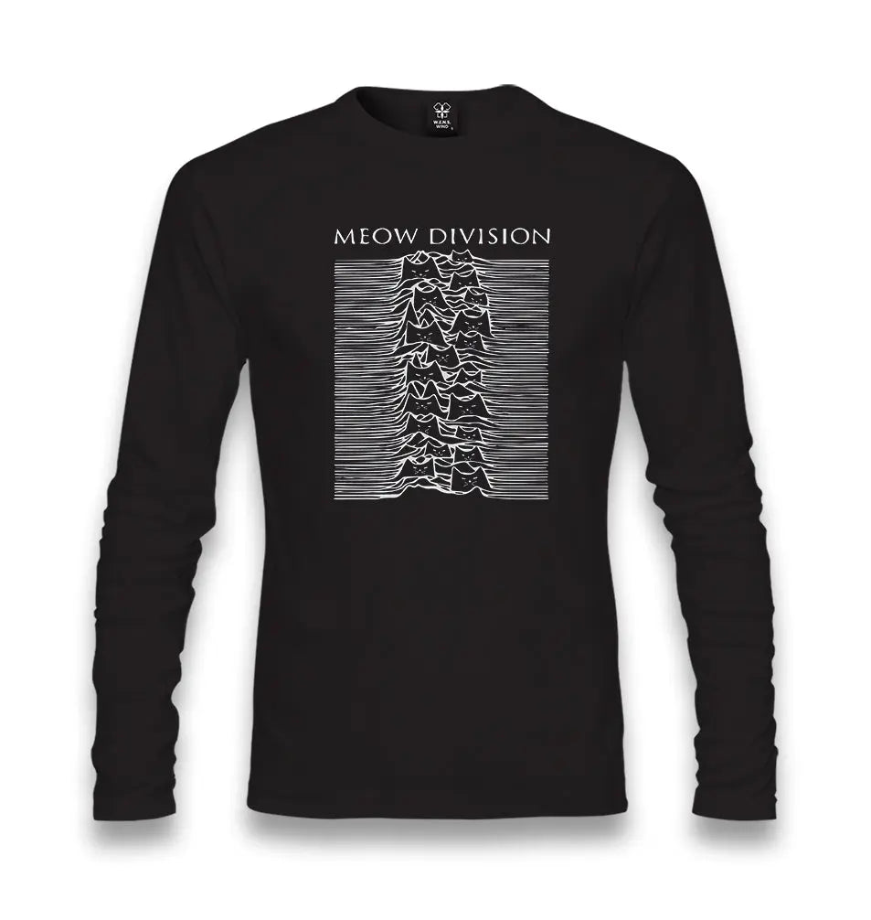 Meow Division Unisex Black Longsleeve - Premium  from W.E.N.S. WIND - Just 7990! Shop now at W.E.N.S. WIND