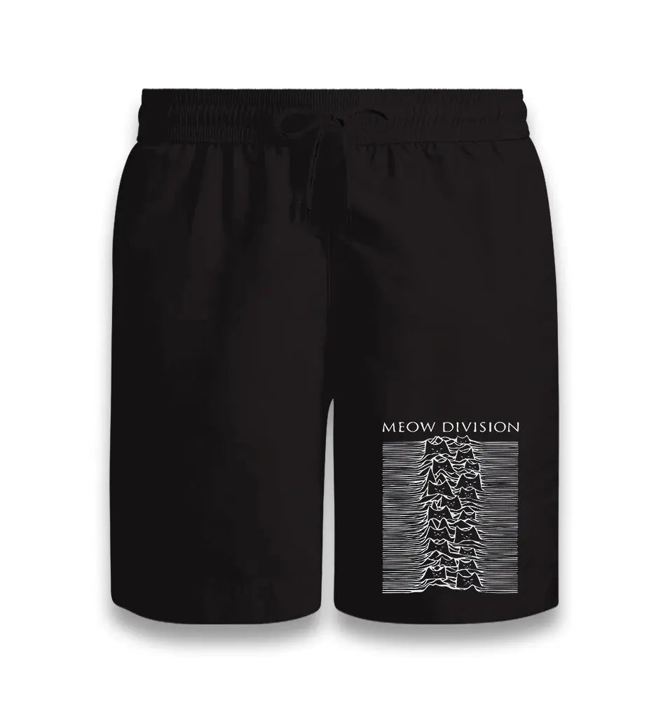 Meow Division Black Shorts - Premium  from W.E.N.S. WIND - Just 7990! Shop now at W.E.N.S. WIND