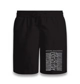 Meow Division Black Shorts - Premium  from W.E.N.S. WIND - Just 7990! Shop now at W.E.N.S. WIND