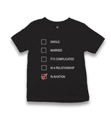 Flight - In Aviation Kid's Black T-shirt - Premium  from W.E.N.S. WIND - Just 5990! Shop now at W.E.N.S. WIND