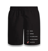Flight - In Aviation Black Shorts - Premium  from W.E.N.S. WIND - Just 7990! Shop now at W.E.N.S. WIND