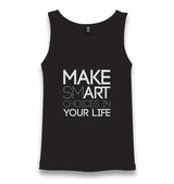 Make Smart Choices in Your Life Unisex Black Tank Top - Premium  from W.E.N.S. WIND - Just 6490! Shop now at W.E.N.S. WIND