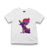 Dance With The Samurai Kid's White Tshirt - Premium  from W.E.N.S. WIND - Just 5990! Shop now at W.E.N.S. WIND