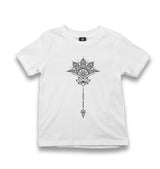 Tattoo - Flower Arrow Kid's White Tshirt - Premium  from W.E.N.S. WIND - Just 5990! Shop now at W.E.N.S. WIND