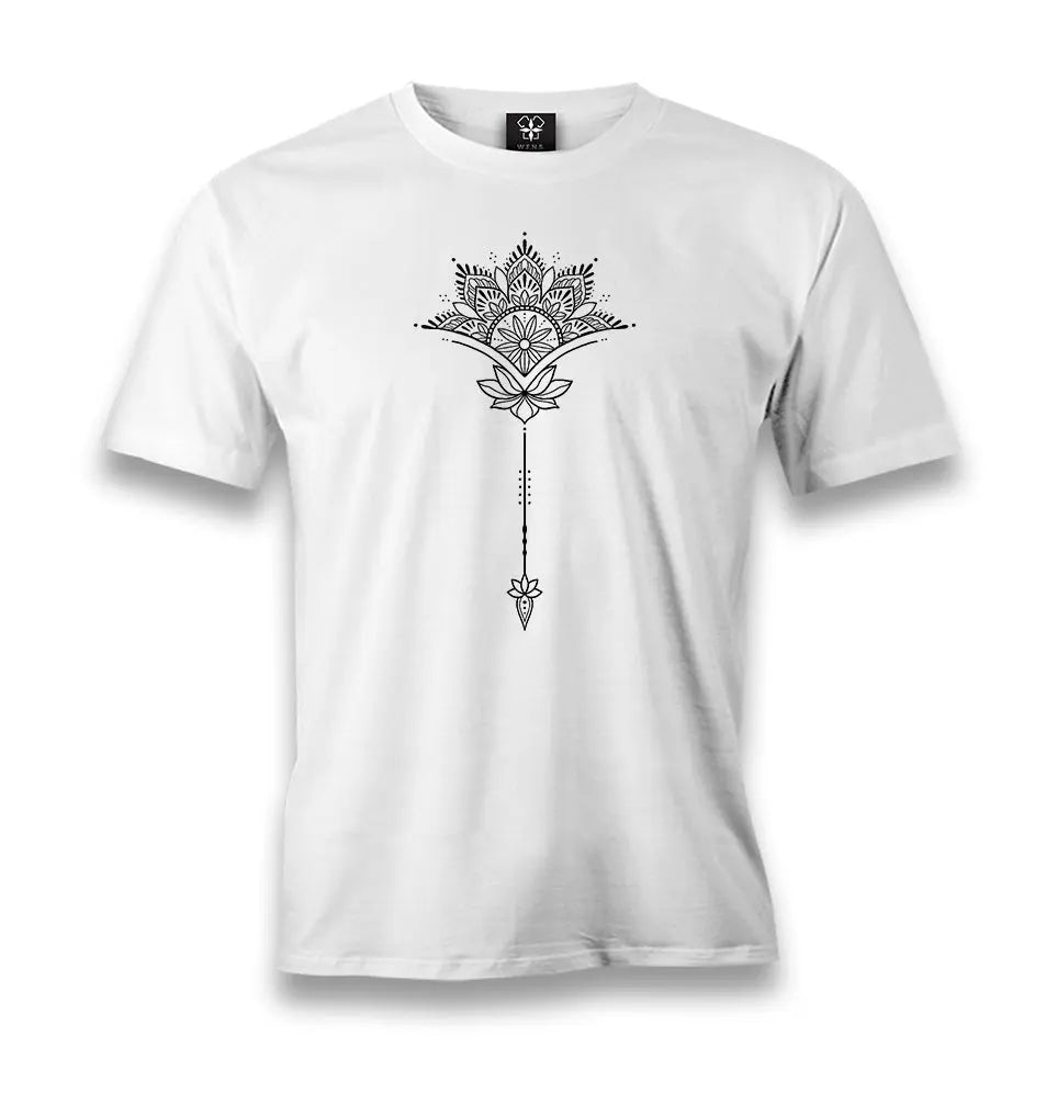 Tattoo - Flower Arrow Men's White Tshirt - Premium  from W.E.N.S. WIND - Just 6490! Shop now at W.E.N.S. WIND