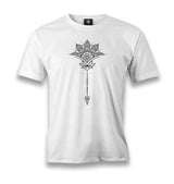 Tattoo - Flower Arrow Men's White Tshirt - Premium  from W.E.N.S. WIND - Just 6490! Shop now at W.E.N.S. WIND