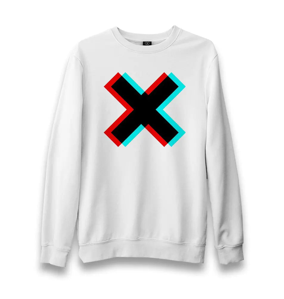 X By Colors Unisex White Sweatshirt - Premium  from W.E.N.S. WIND - Just 10990! Shop now at W.E.N.S. WIND