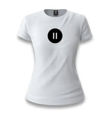 Pause White Women T-shirt - Premium  from W.E.N.S. WIND - Just 6490! Shop now at W.E.N.S. WIND