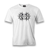 Moon In The Sun Men's White Tshirt - Premium  from W.E.N.S. WIND - Just 6490! Shop now at W.E.N.S. WIND