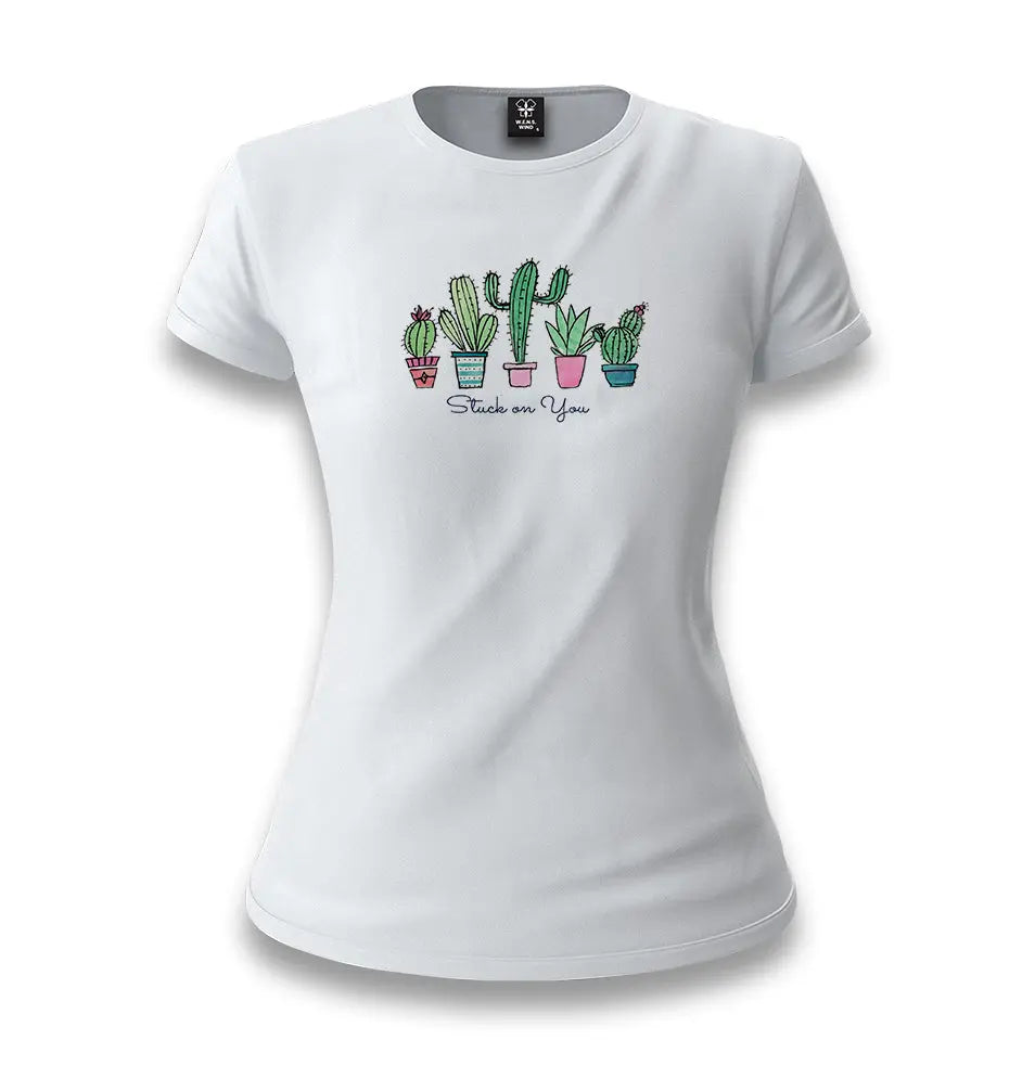 You Get Stuck By A Cactus White Women T-shirt - Premium  from W.E.N.S. WIND - Just 6490! Shop now at W.E.N.S. WIND
