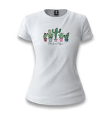You Get Stuck By A Cactus White Women T-shirt - Premium  from W.E.N.S. WIND - Just 6490! Shop now at W.E.N.S. WIND
