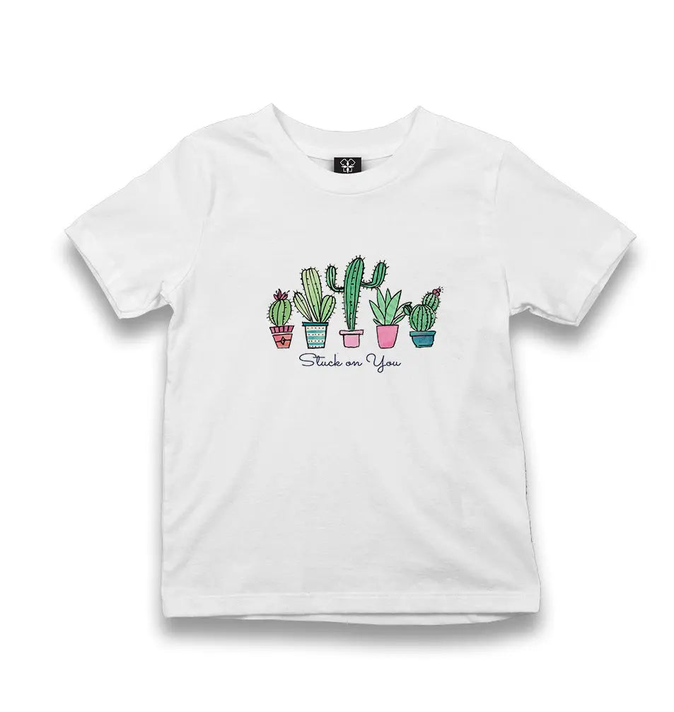 You Get Stuck By A Cactus Kid's White Tshirt - Premium  from W.E.N.S. WIND - Just 5990! Shop now at W.E.N.S. WIND