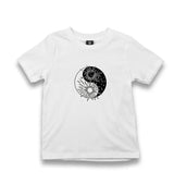 Suns Yin Yang Kid's White Tshirt - Premium  from W.E.N.S. WIND - Just 5990! Shop now at W.E.N.S. WIND