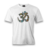 Yoga - Logo Men's White Tshirt - Premium  from W.E.N.S. WIND - Just 6490! Shop now at W.E.N.S. WIND