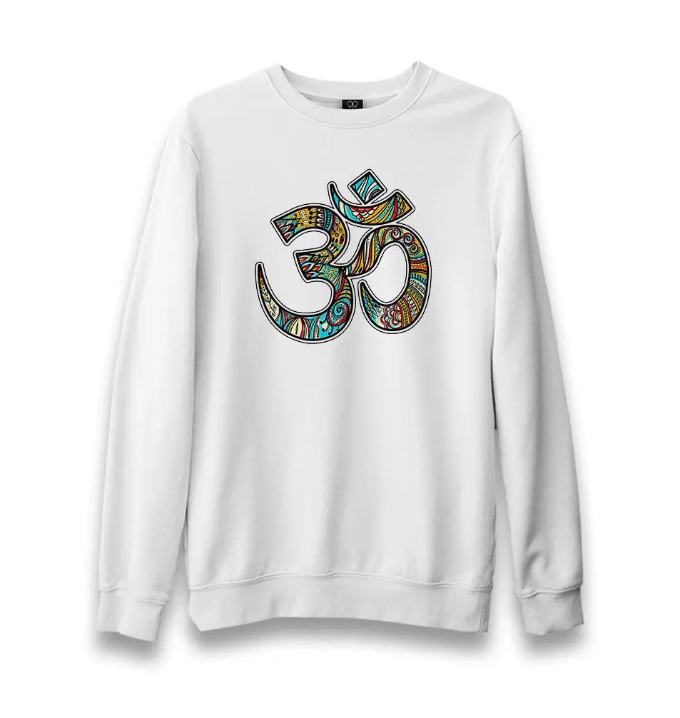 Yoga - Logo Unisex White Sweatshirt - Premium  from W.E.N.S. WIND - Just 10990! Shop now at W.E.N.S. WIND