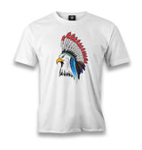 Flying Indian Eagle Men's White Tshirt - Premium  from W.E.N.S. WIND - Just 6490! Shop now at W.E.N.S. WIND