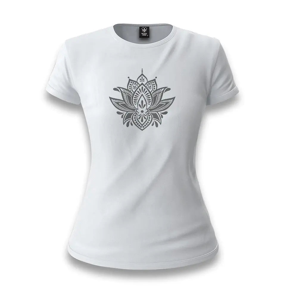 Tattoo - Flower White Women T-shirt - Premium  from W.E.N.S. WIND - Just 6490! Shop now at W.E.N.S. WIND