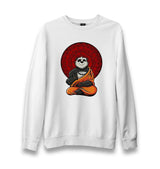 Panda Yoga Unisex White Sweatshirt - Premium  from W.E.N.S. WIND - Just 10990! Shop now at W.E.N.S. WIND