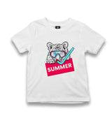 Summer Dive - Tiger Kid's White Tshirt - Premium  from W.E.N.S. WIND - Just 5990! Shop now at W.E.N.S. WIND