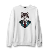 Mr. Wolf - The Wolf Unisex White Sweatshirt - Premium  from W.E.N.S. WIND - Just 10990! Shop now at W.E.N.S. WIND