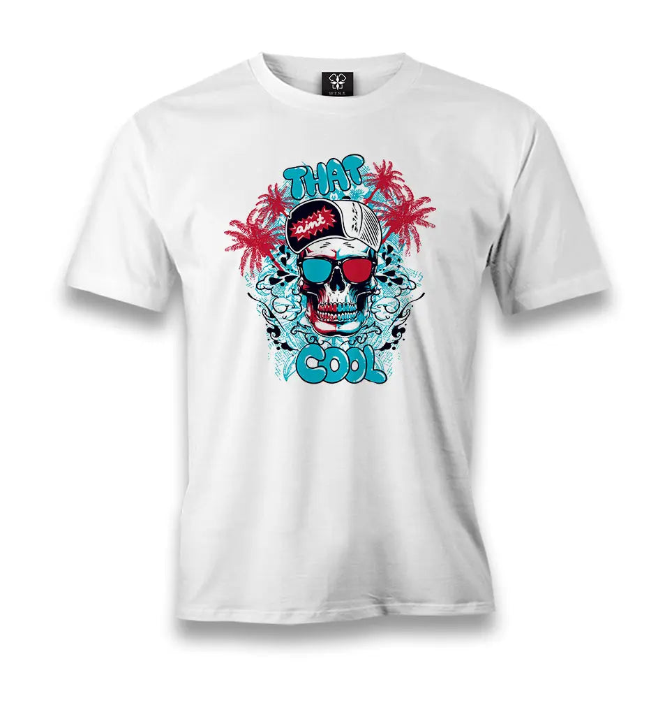 That Cool - Skull Men's White Tshirt - Premium  from W.E.N.S. WIND - Just 6490! Shop now at W.E.N.S. WIND