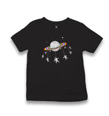 Swing Astronaut Kid's Black T-shirt - Premium  from W.E.N.S. WIND - Just 5990! Shop now at W.E.N.S. WIND