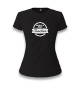 Worlds Best Teacher Women's Black T-shirt - Premium  from W.E.N.S. WIND - Just 6490! Shop now at W.E.N.S. WIND