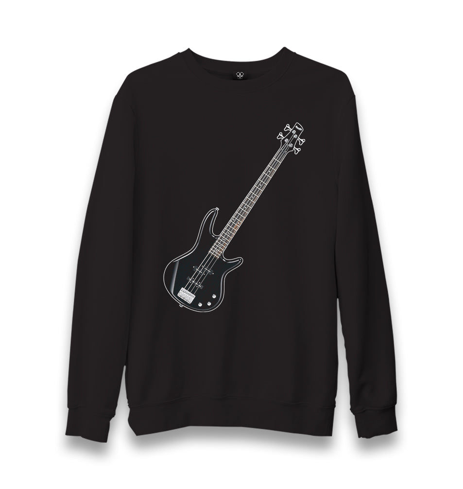 Bass Guitar Unisex Black Sweatshirt - Premium  from W.E.N.S. WIND - Just 10990! Shop now at W.E.N.S. WIND