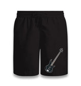 Bass Guitar Black Shorts - Premium  from W.E.N.S. WIND - Just 7990! Shop now at W.E.N.S. WIND