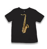 Saxophone Kid's Black T-shirt - Premium  from W.E.N.S. WIND - Just 5990! Shop now at W.E.N.S. WIND