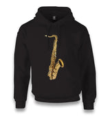 Saxophone Unisex Black Hoodie - Premium  from W.E.N.S. WIND - Just 11990! Shop now at W.E.N.S. WIND