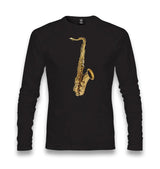 Saxophone Unisex Black Longsleeve - Premium  from W.E.N.S. WIND - Just 7990! Shop now at W.E.N.S. WIND