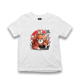 Japanese - Kitsune Moon Kid's White Tshirt - Premium  from W.E.N.S. WIND - Just 5990! Shop now at W.E.N.S. WIND