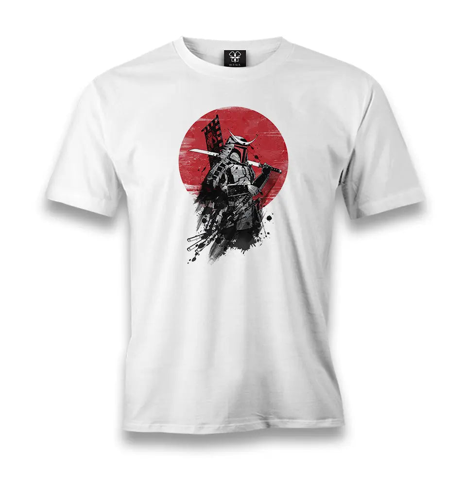 Japanese Warrior - Sword Men's White Tshirt - Premium  from W.E.N.S. WIND - Just 6490! Shop now at W.E.N.S. WIND