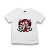 Japanese - Kitsune Fox Kid's White Tshirt - Premium  from W.E.N.S. WIND - Just 5990! Shop now at W.E.N.S. WIND