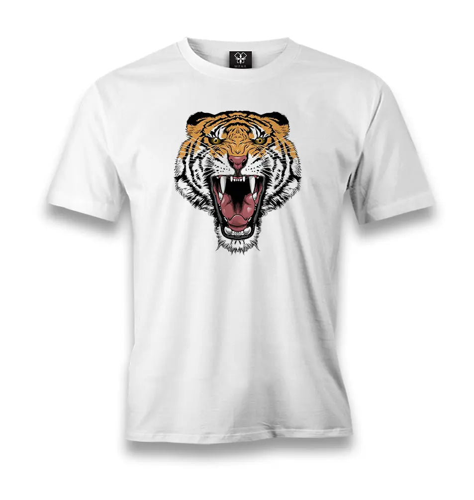 Wild Tiger Men's White Tshirt - Premium  from W.E.N.S. WIND - Just 6490! Shop now at W.E.N.S. WIND
